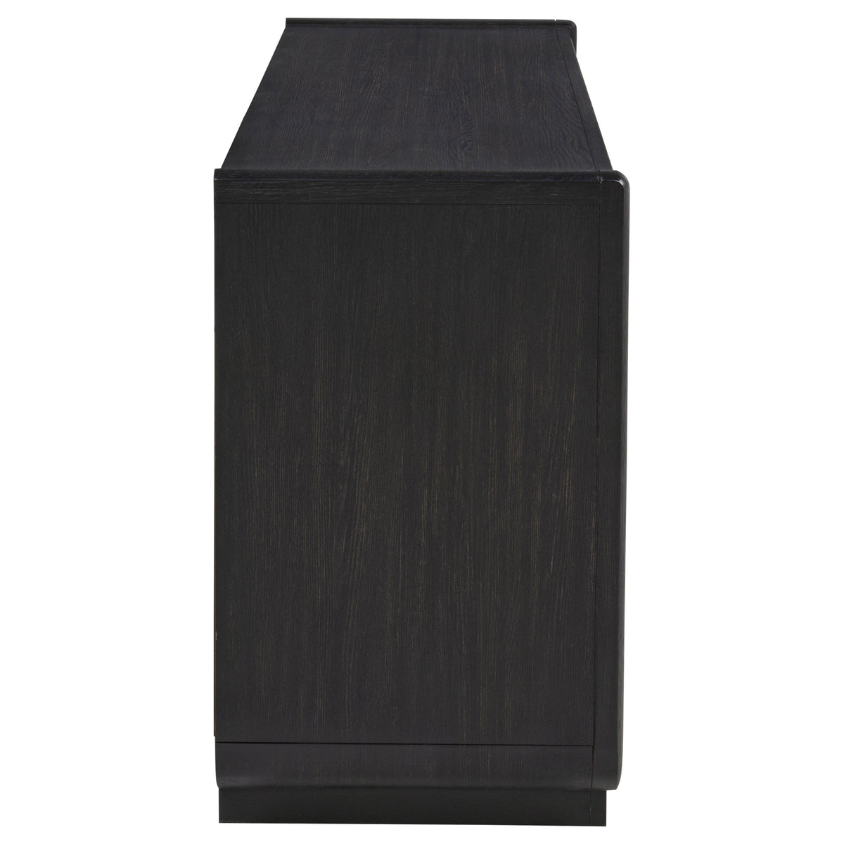 Leandro 72-inch 4-door TV Stand Media Console Burnished Black