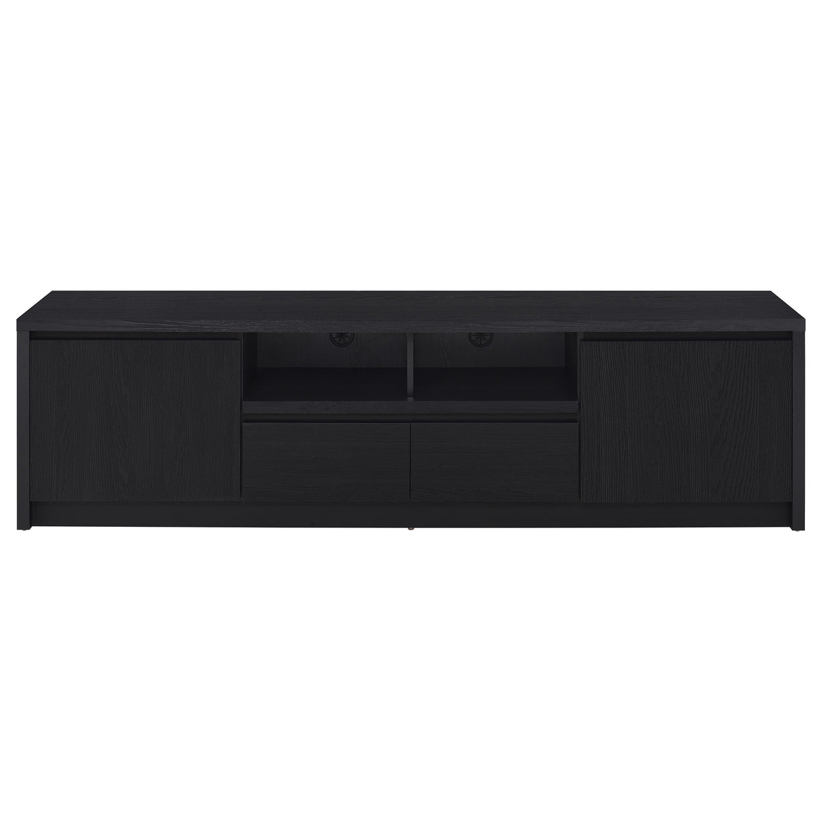 Winfield 3-piece Entertainment Center 78-inch TV Stand Black