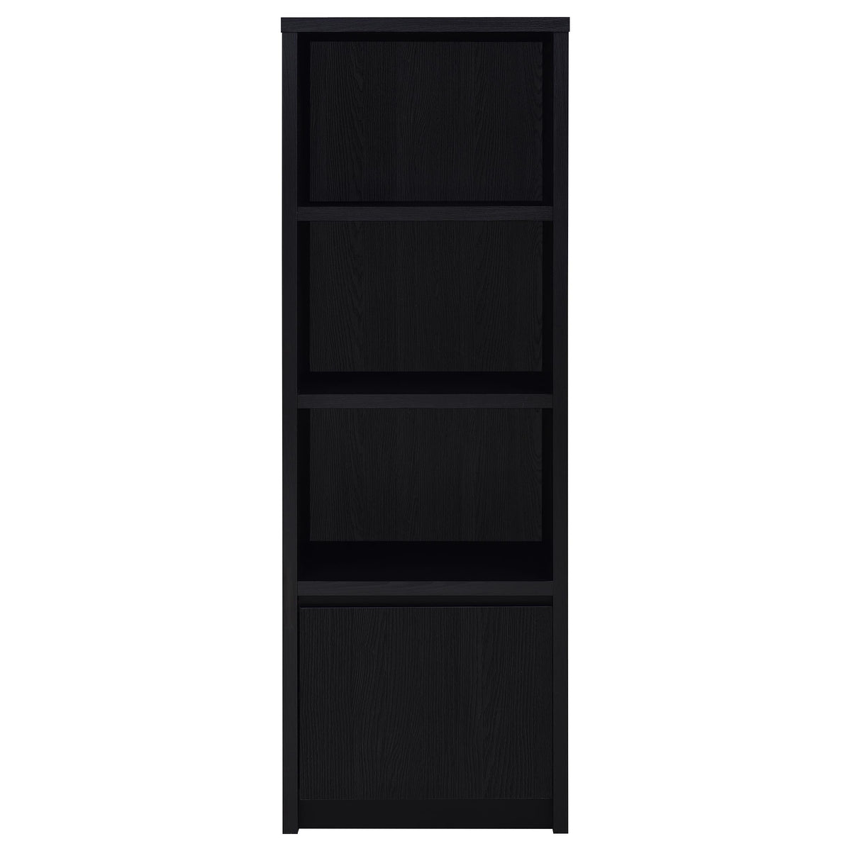 Winfield 4-shelf Media Tower Entertainment Pier Black