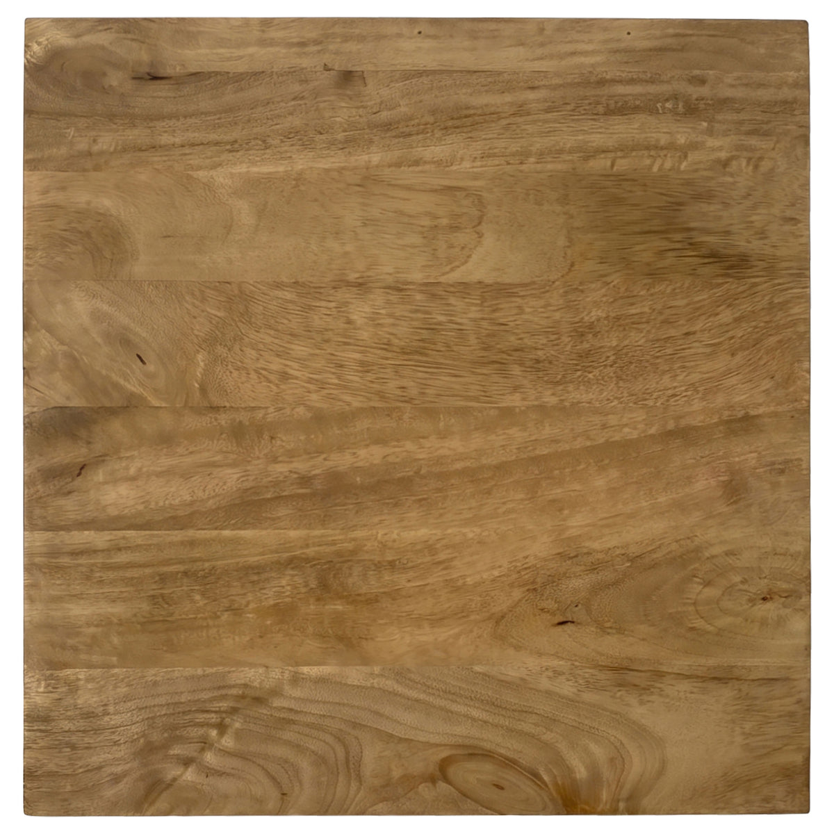 Butte Square Mango Wood End Table Natural