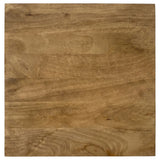 Butte Square Mango Wood End Table Natural