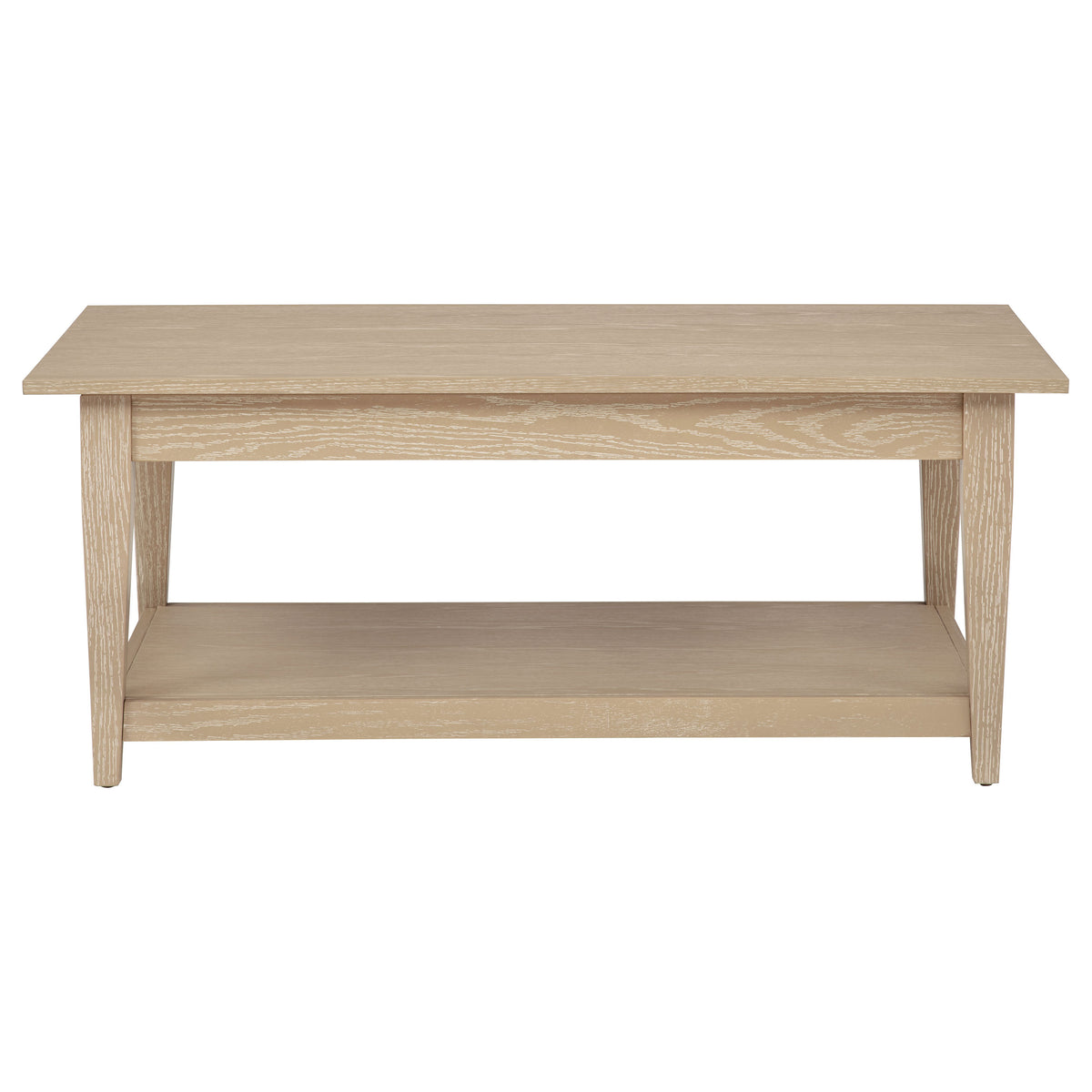 Lindenton 2-piece Wood Lift-Top Coffee and End Table Set Blonde