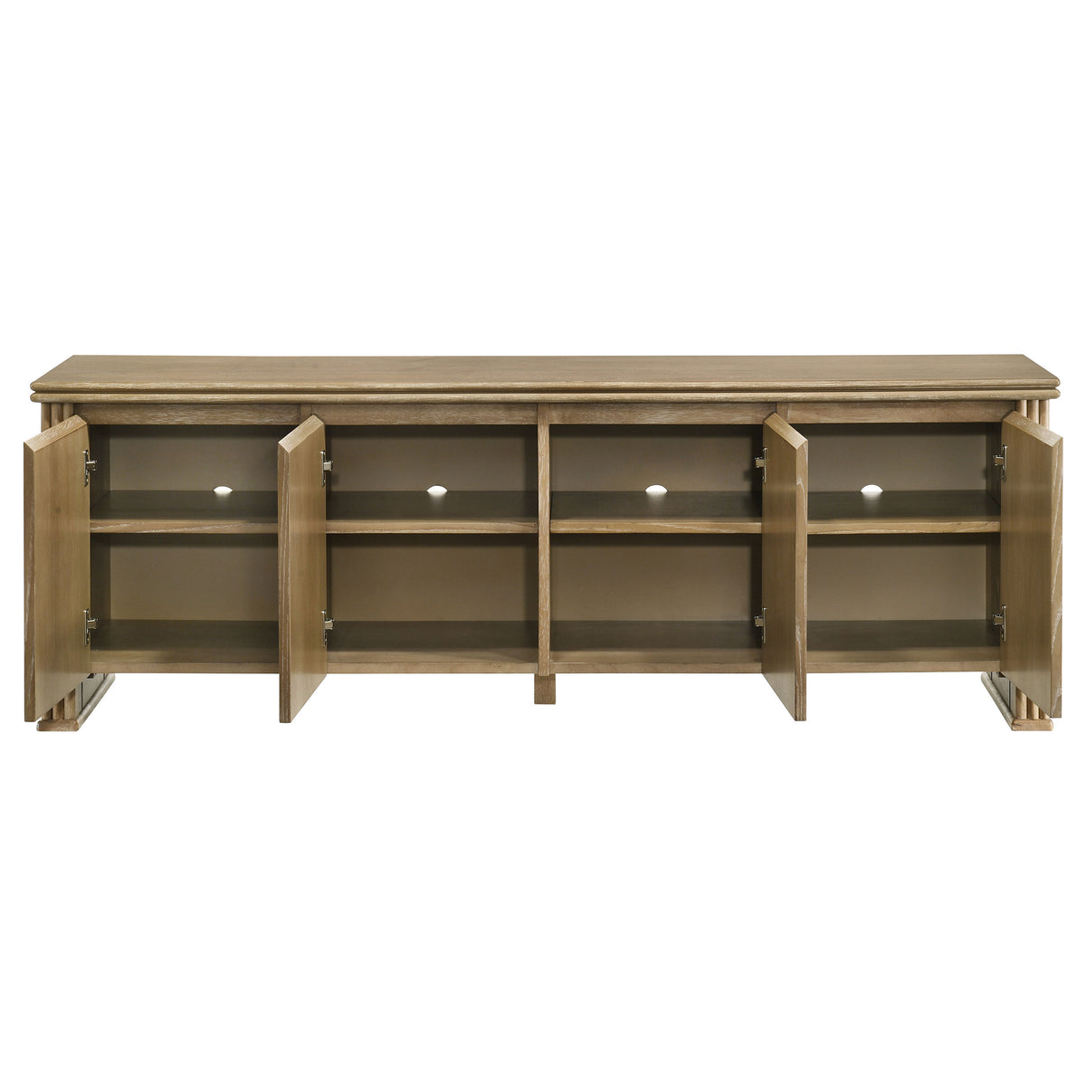 Adina 70-inch TV Stand Media Console Distressed Light Brown