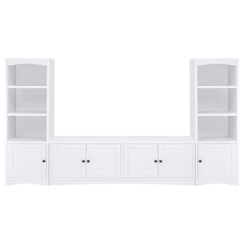 Laughlin 3-piece Entertainment Center TV Stand White