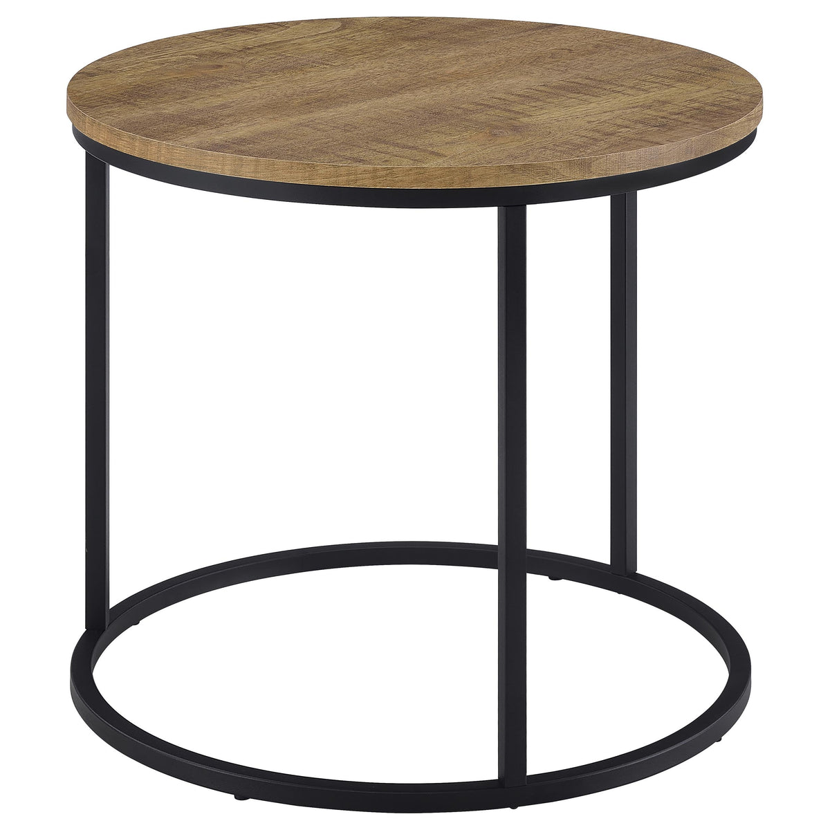 Lainey Round Occasional Side End Table Mango