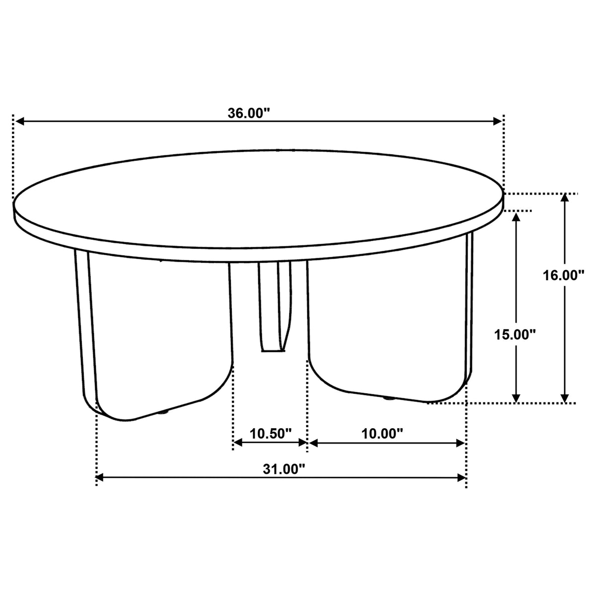 Dale Sculptural Round Solid Mango Wood Coffee Table Honey Mango