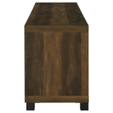 Sachin 4-door Engineered Wood 79-inch TV Stand Dark Pine