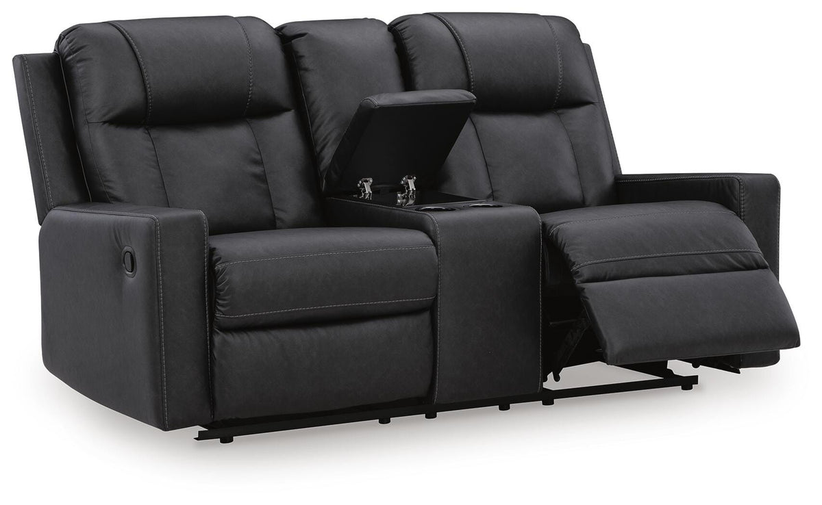 Mackmenville Reclining Loveseat with Console
