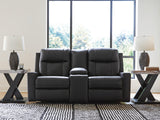 Mackmenville Reclining Loveseat with Console