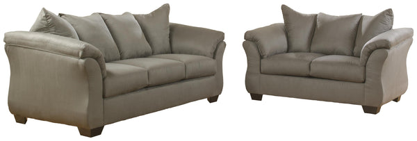 Darcy Cobblestone Living Room Set