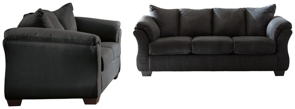 Darcy Black Living Room Set