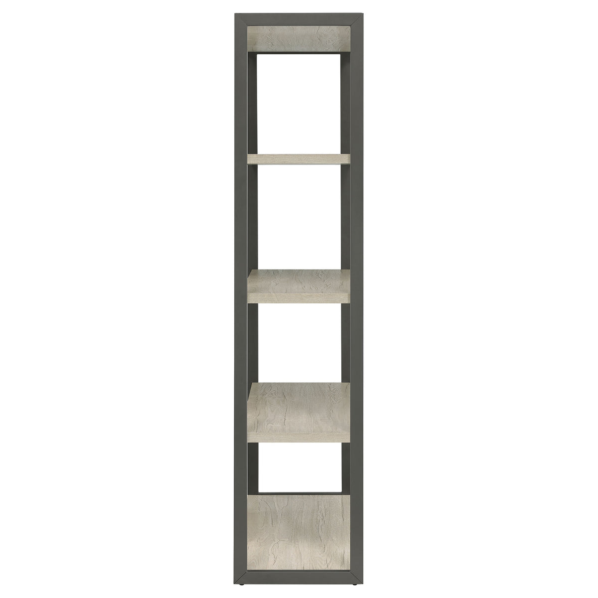 Loomis 72-inch 3-shelf Bookshelf Whitewashed Grey