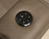Max-Momentum 7-Piece Power Reclining Sectional with Audio Consoles