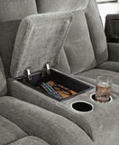 Mixed Motion Power Reclining Loveseat with Console