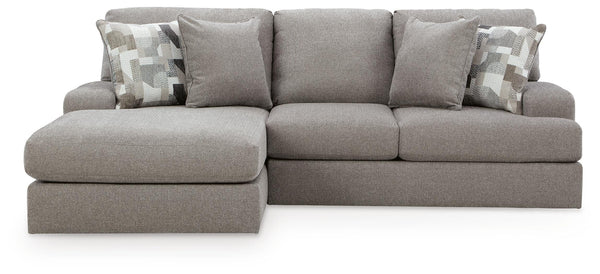 Lindon Smoke 2-Piece Sectional with Left-Arm Facing Chaise