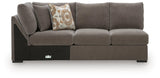 Larson Levee Left-Arm Facing Armless Loveseat with Wedge