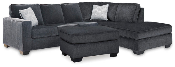 Altari 2-Piece Sleeper Sectional and Ottoman