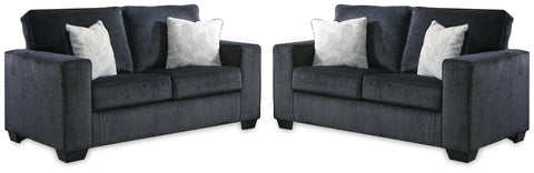 Altari Slate Set of 2 Loveseats