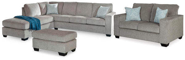 Altari Alloy 2-Piece Sectional with Chaise, Loveseat and Ottoman (Left-Facing Chaise)