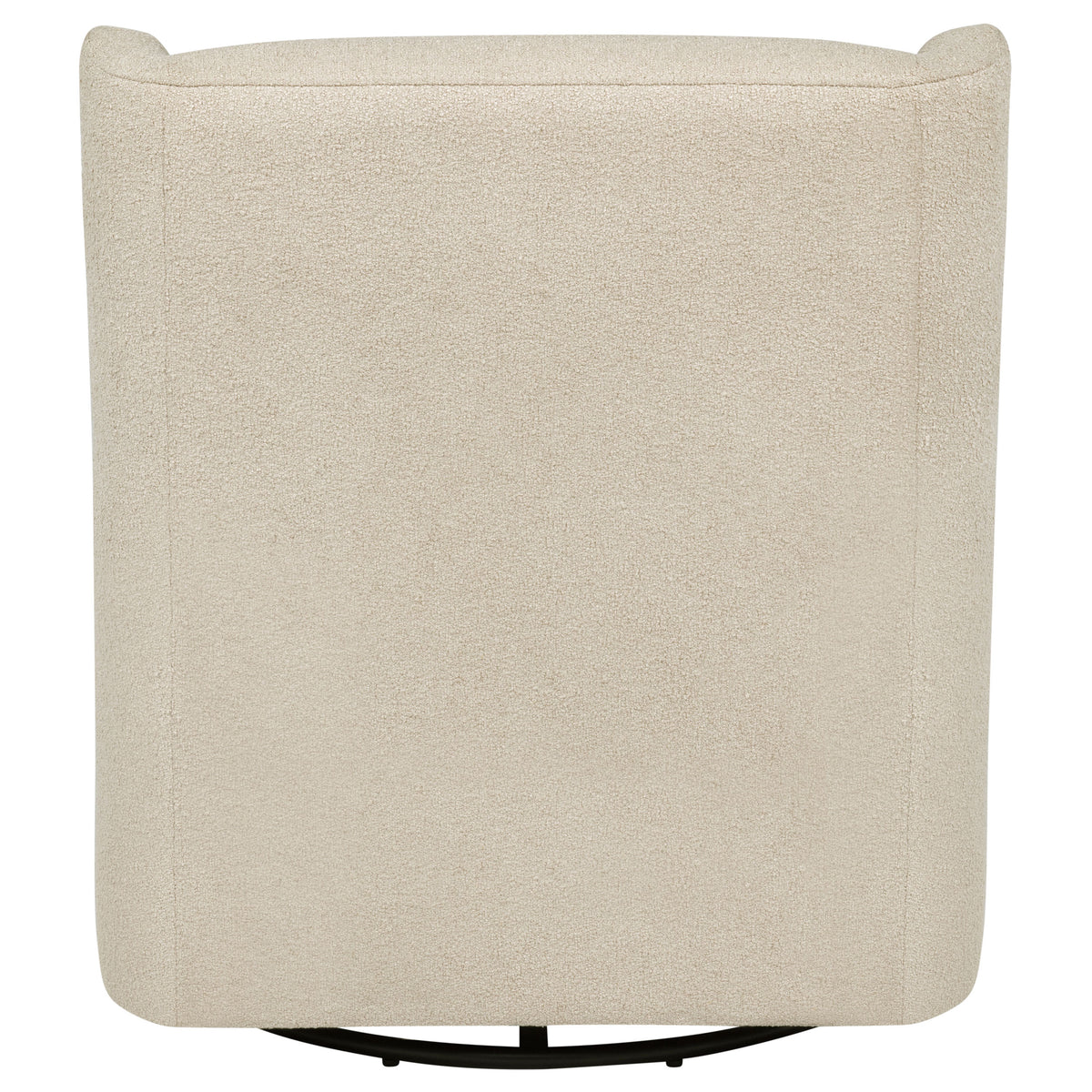 Serra Full-Circle Swivel Glider Chair with Shelter Arms Sandy Beige