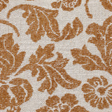Blanchett Upholstered Bobbin Accent Chair Apricot and Distressed Brown
