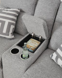 Biscoe Power Reclining Loveseat with Console