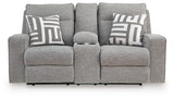 Biscoe Power Reclining Loveseat with Console