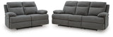 Side-Swipe Reclining Sofa and Loveseat