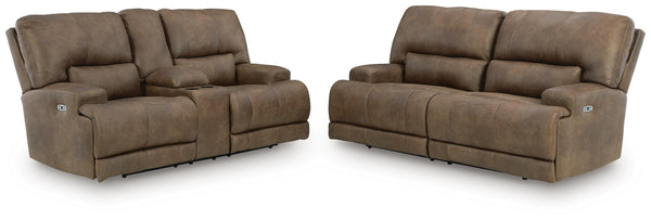 Beckley Place Earth Power Reclining Living Room Set