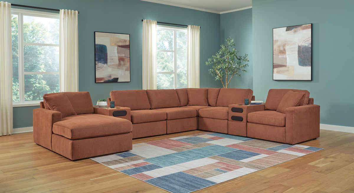 Modmax 6-Piece Sectional with Chaise and Ottoman