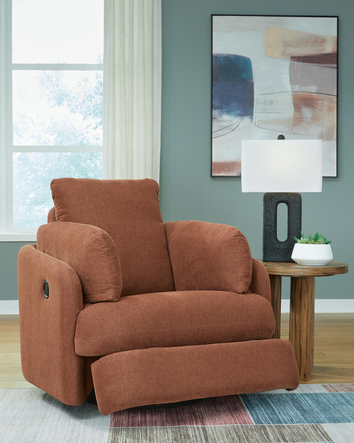 Modmax 6-Piece Sectional and Swivel Glider Recliner
