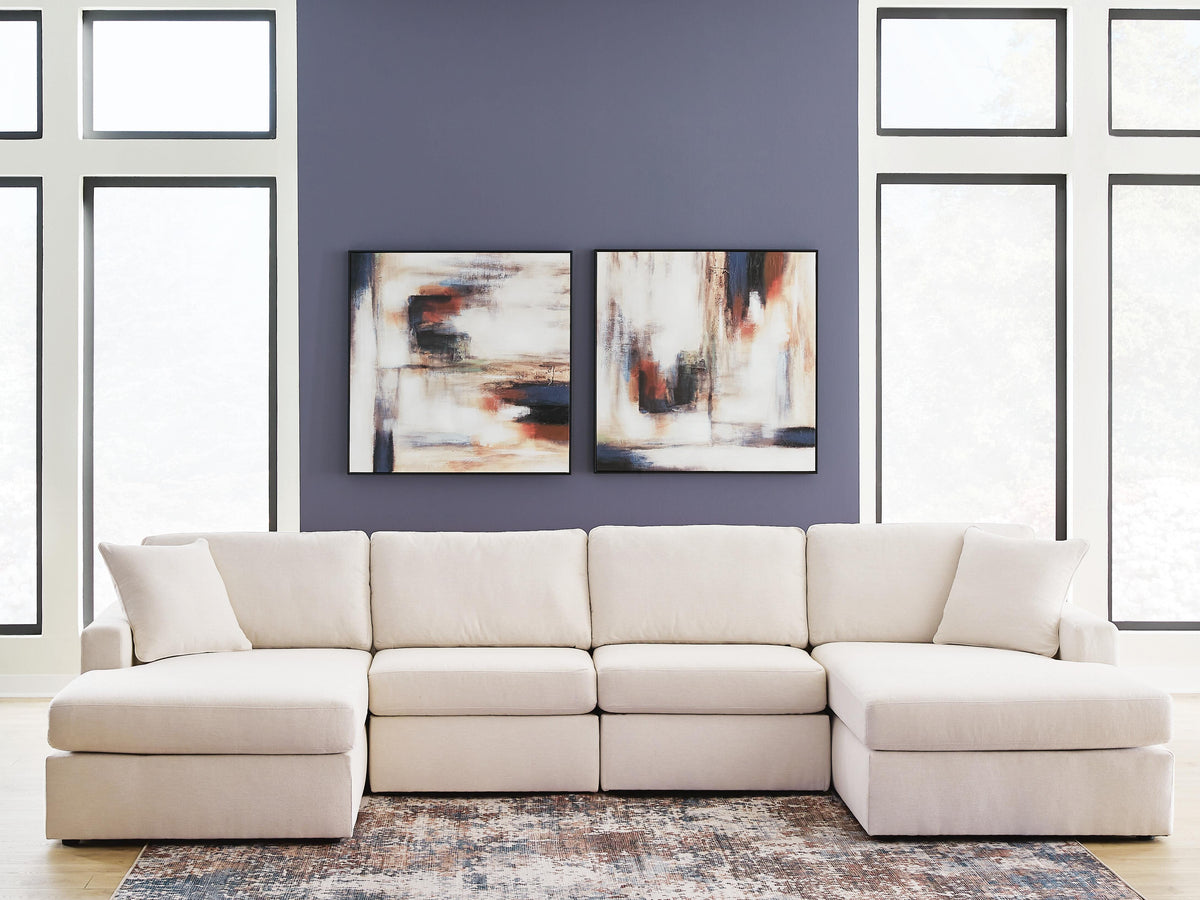 Modmax 4-Piece Double Storage Chaise Sectional