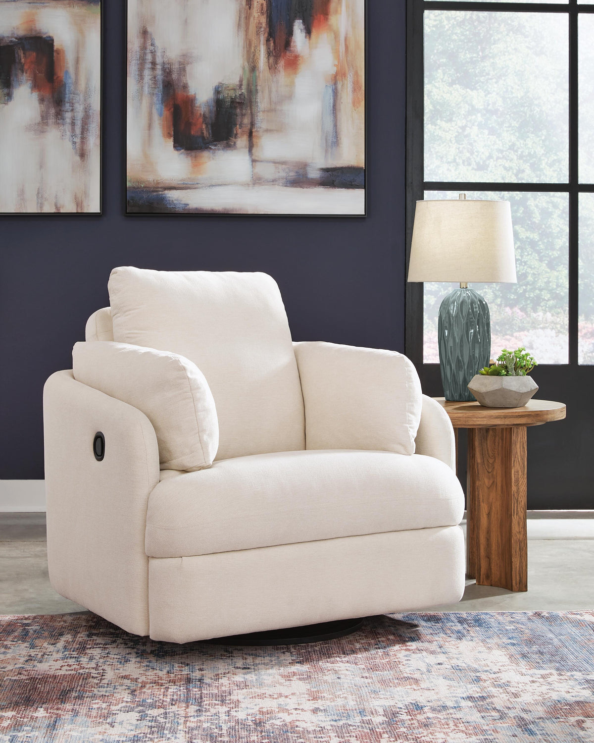 Modmax 6-Piece Sectional and Swivel Glider Recliner