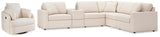 Modmax 6-Piece Sectional and Swivel Glider Recliner