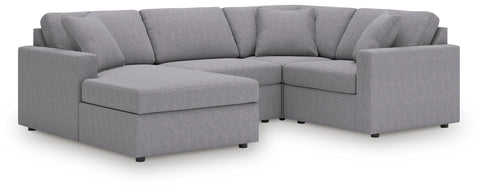 Modmax Granite 4-Piece Sectional with Left-Arm Facing Chaise