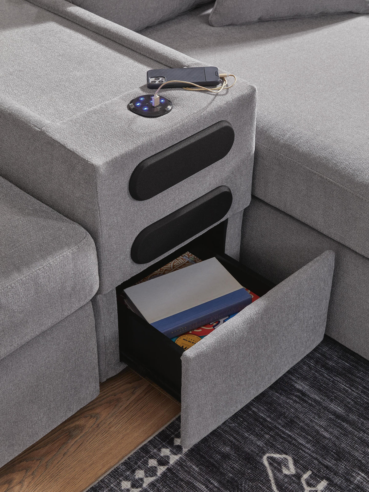 Modmax 6-Piece Sectional with Chaise and Ottoman