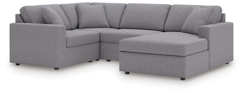 Modmax Granite 4-Piece Sectional with Right-Arm Facing Chaise