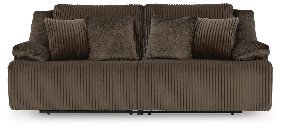 Top Tier 2-Piece Reclining Sectional Loveseat
