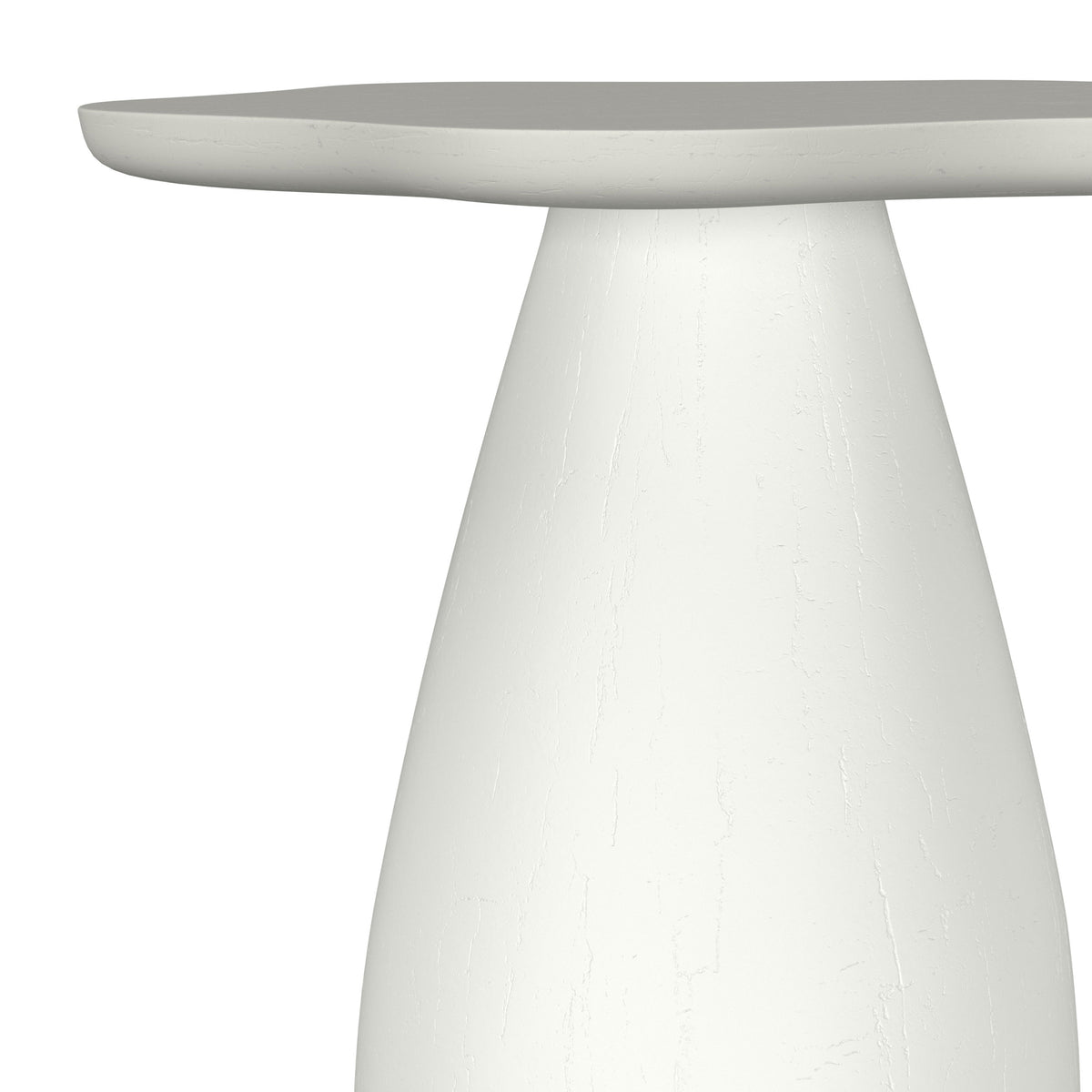 Perth 20-inch Side Table with Cloud-Shaped Top Off White