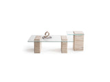 Travertine Duo Coffee Table | Olivia Special | View 1