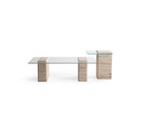 Travertine Duo Coffee Table | Olivia Special | View 2