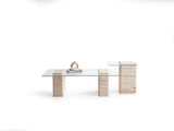 Travertine Duo Coffee Table | Olivia Special | View 3