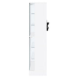 Cabra 4-door LED Curio Display Cabinet White High Gloss