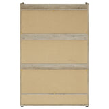 Denia 3-tier Engineered Wood Shoe Cabinet Grey