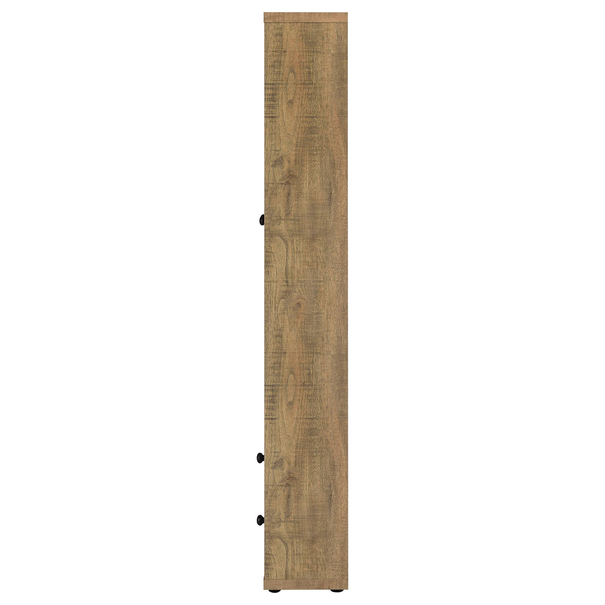 Hawthorne 3-shelf Glass Door Tall Cabinet with Drawers Mango