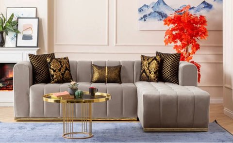 Siesta L Chase Sectional - Mink