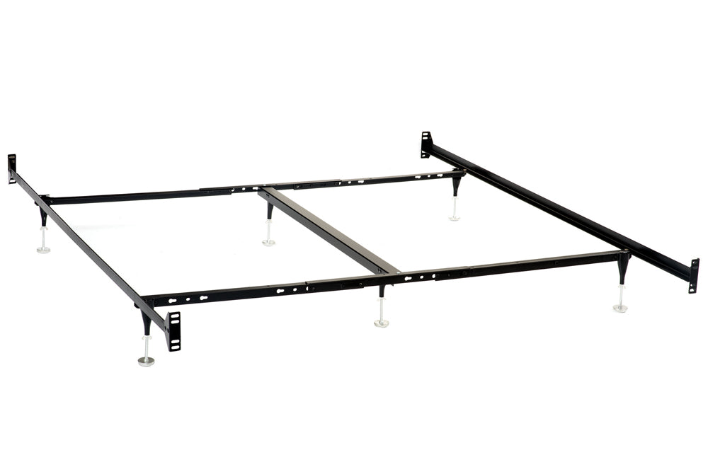 Esme California King Bed Frame Black (Headboard & Footboard)