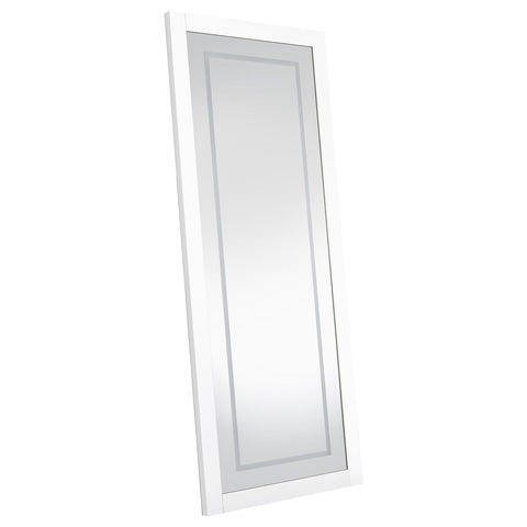 Nordio 72-inch LED Tempered Full Length Floor Mirror White