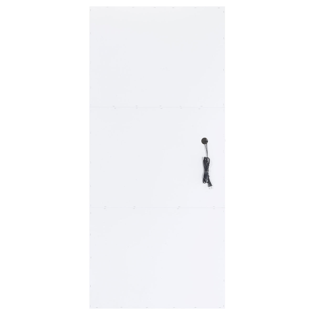 Zayan 32 x 71 Inch Floor Mirror LED Lighting White High Gloss