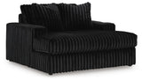 Midnight-Madness 2-Piece Sectional and Oversized Chaise